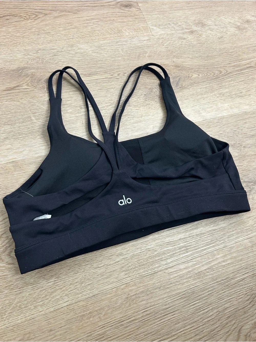 Bundle of 2 ALO Yoga Sports Bra Black and Plaid Size Large